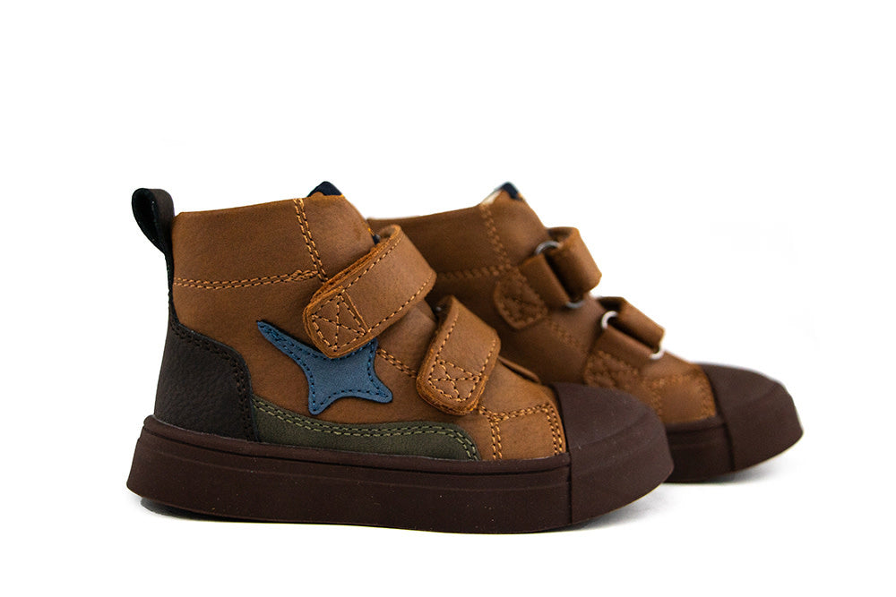 Shoesme Klittenband Sneaker Cognac