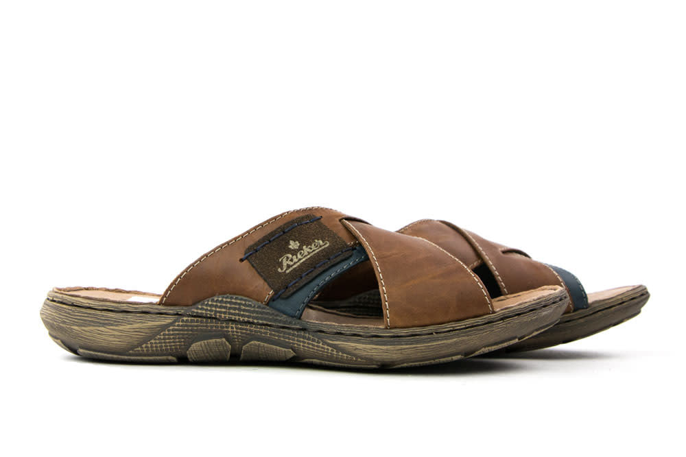 Rieker Slipper Brown Combi