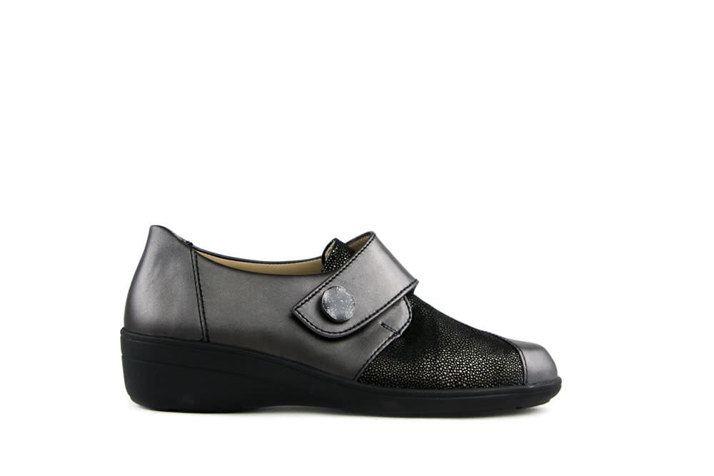 Solidus Klittenbandschoenen Grijs Hedda Smog Mini Skate