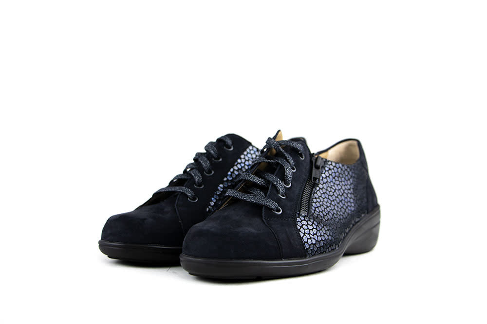 Solidus Veterschoenen Blauw Hedda Meteora