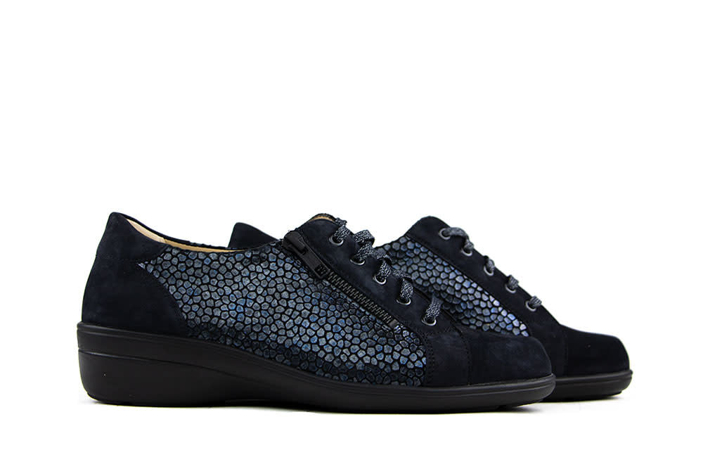 Solidus Veterschoenen Blauw Hedda Meteora