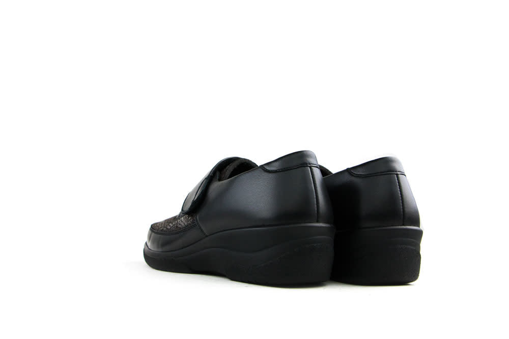 Solidus Klittenbandschoenen Zwart Hedda Terra