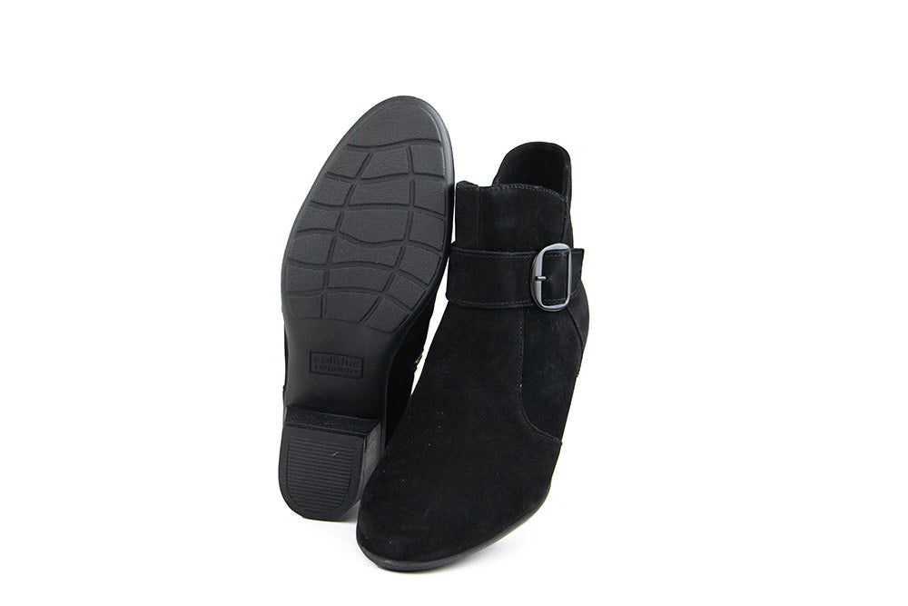 Solidus Enkellaars Kerry Schwarz Nubuck