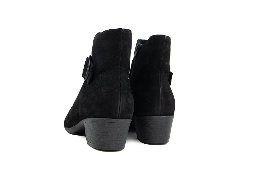 Solidus Enkellaars Kerry Schwarz Nubuck