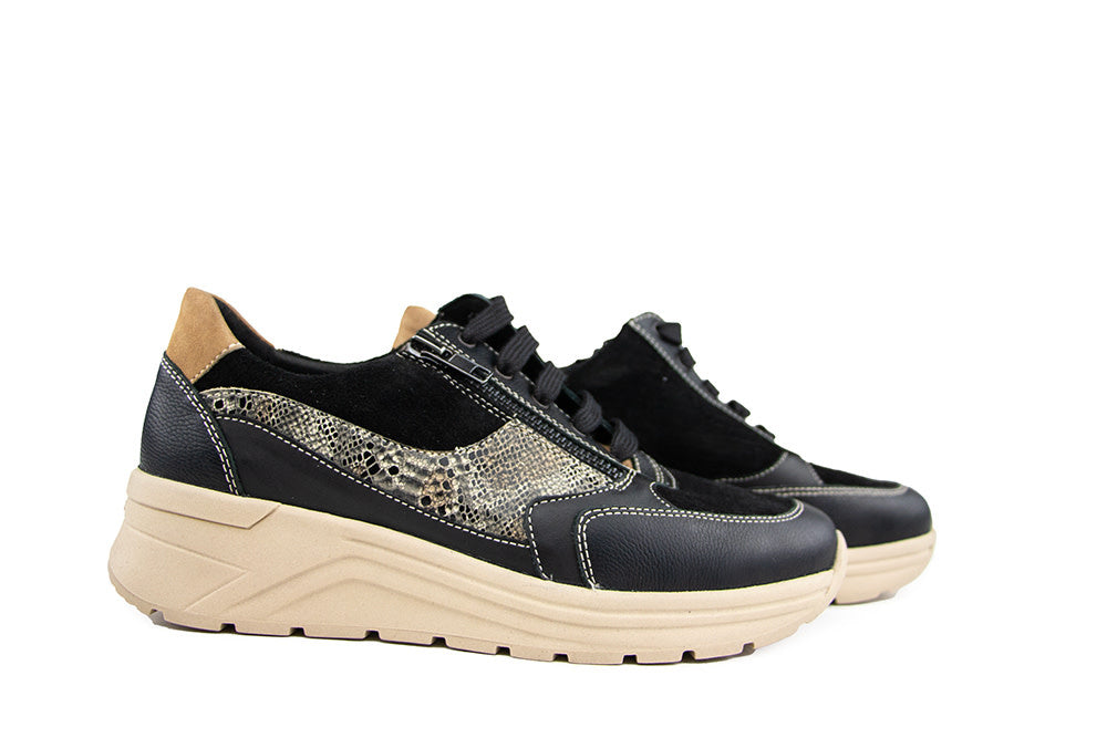 Solidus Sneaker Karma Schwarz Multi