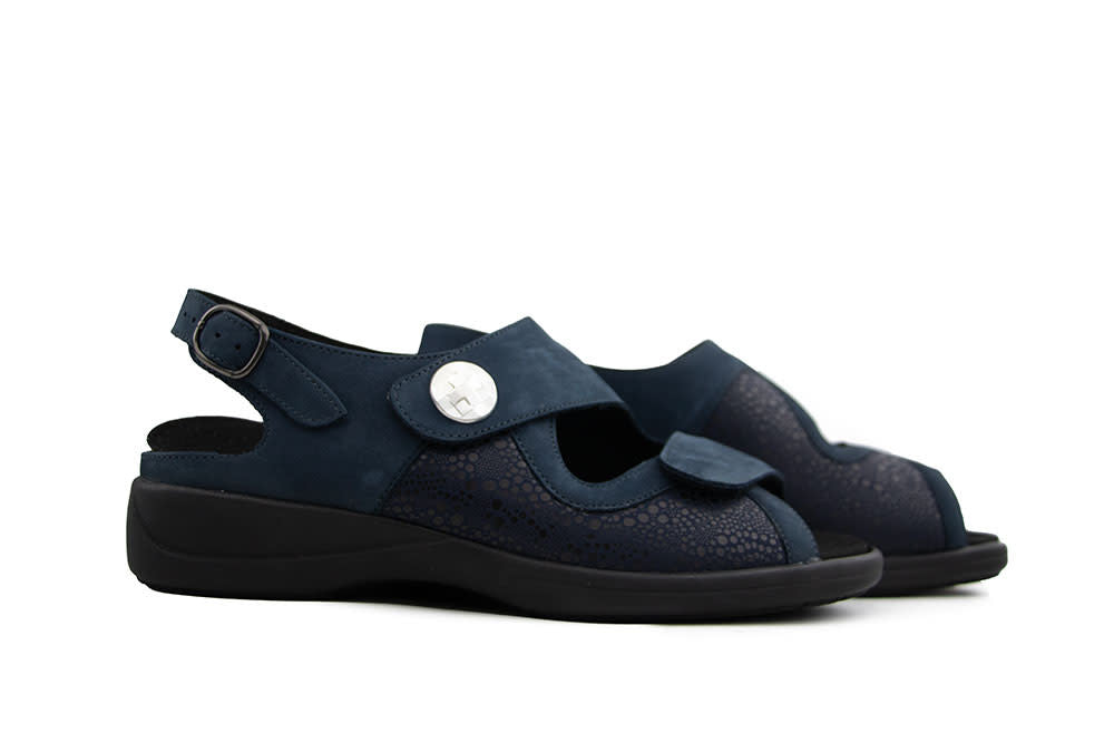 Solidus Sandaal Lia Ocean Nightblue Bubble Flex