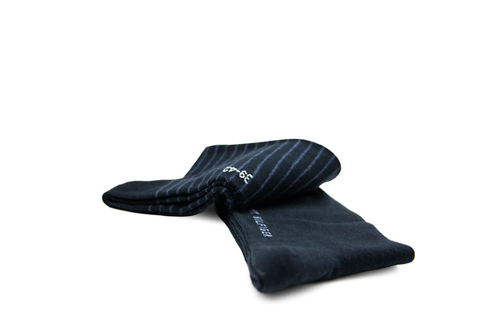 Tommy Hilfiger Sock Small Stripe Dark Navy