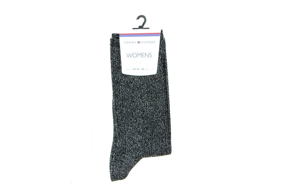Tommy Hilfiger Glitter Sock Black