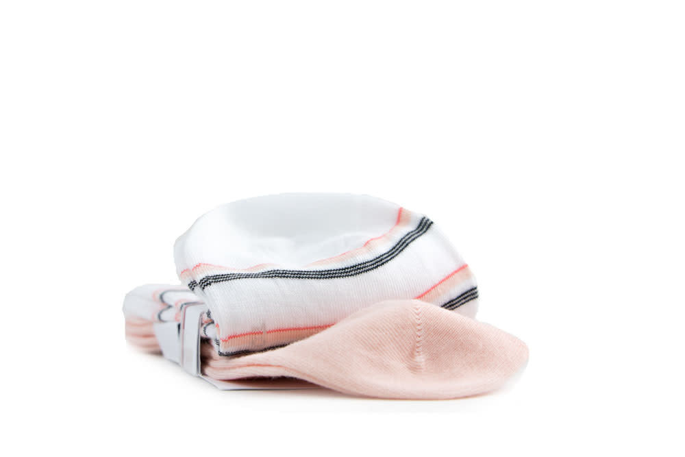 Tommy Hilfiger Short Sock Island Stripe Peach