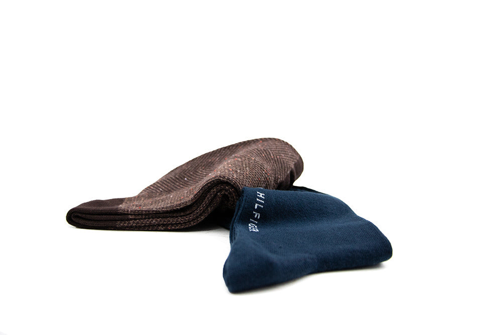 Tommy Hilfiger Sock Herringbone Chocolate Brown