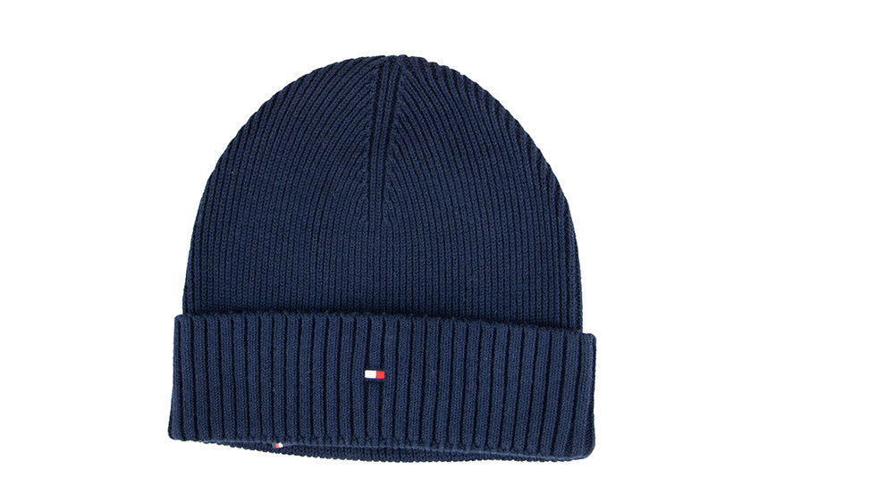 Tommy Hilfiger Cotton Beanie Space Blue
