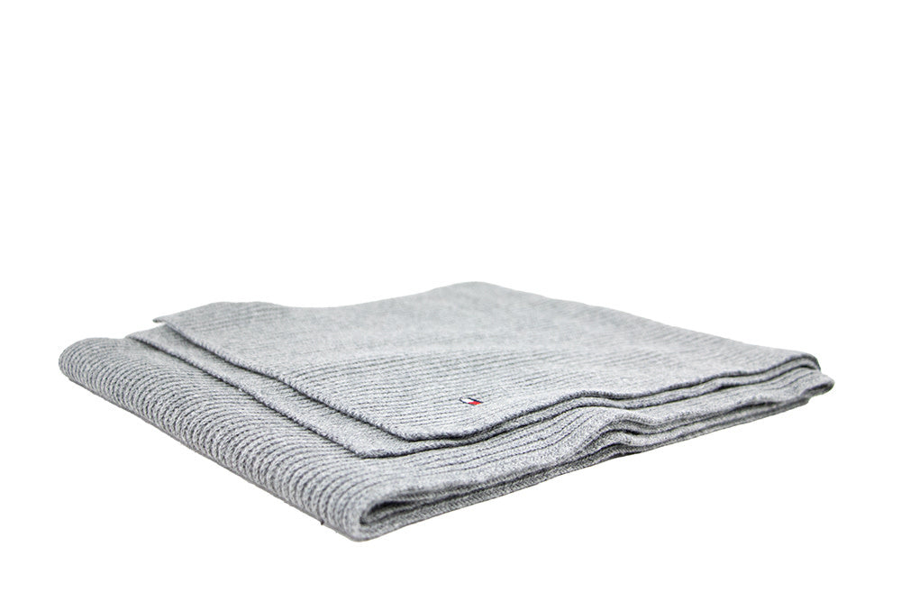 Tommy Hilfiger Cotton Scarf Mid Grey
