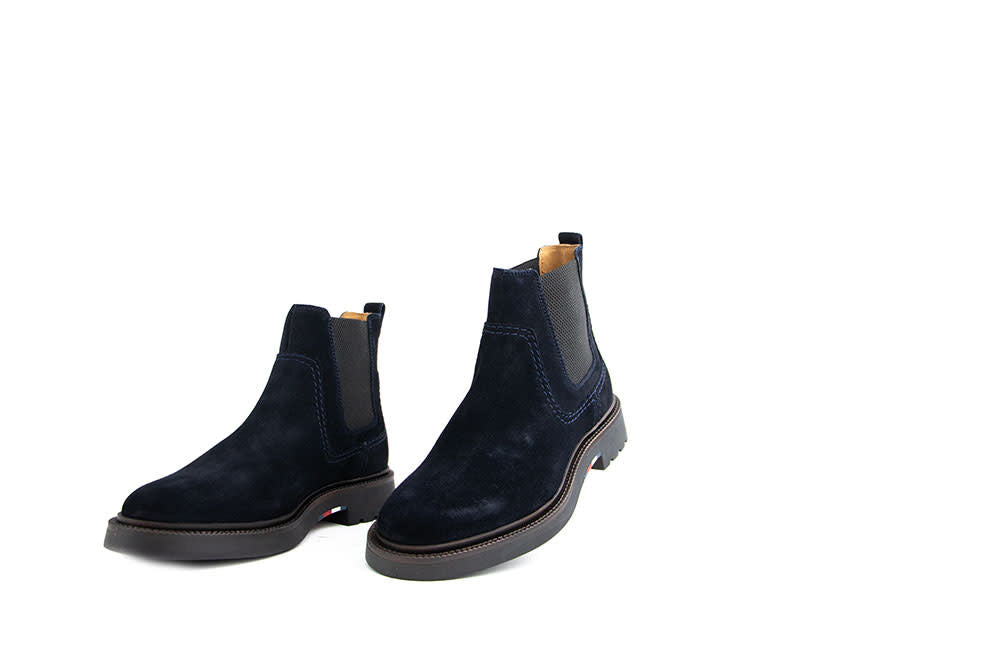 Tommy Hilfiger Comfort Suede Chelsea Desert Sky