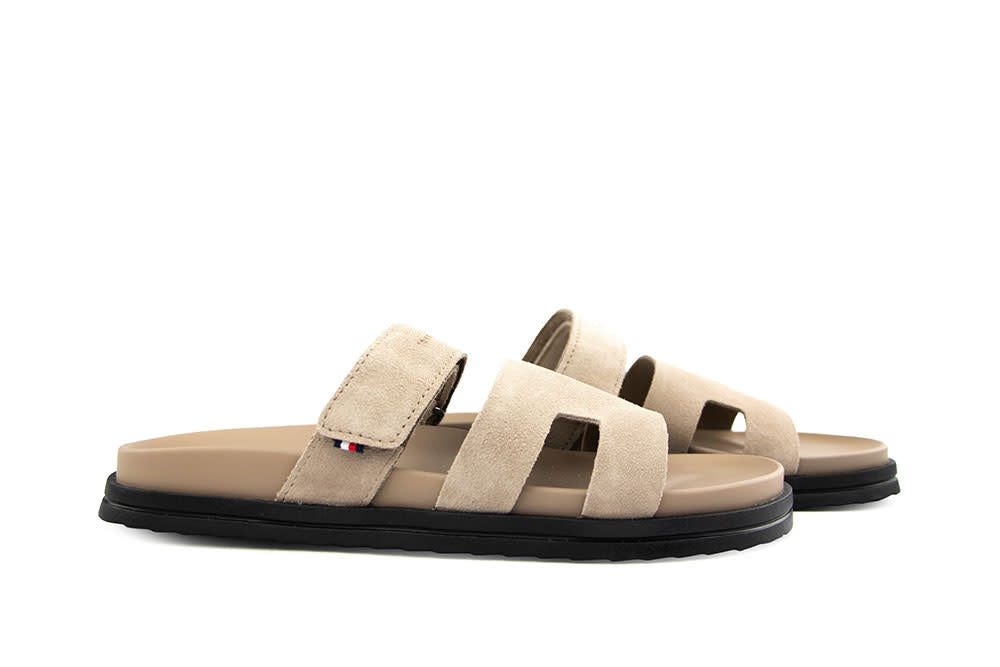 Tommy Hilfiger Adjustable Premium Sandal Coastal Taupe