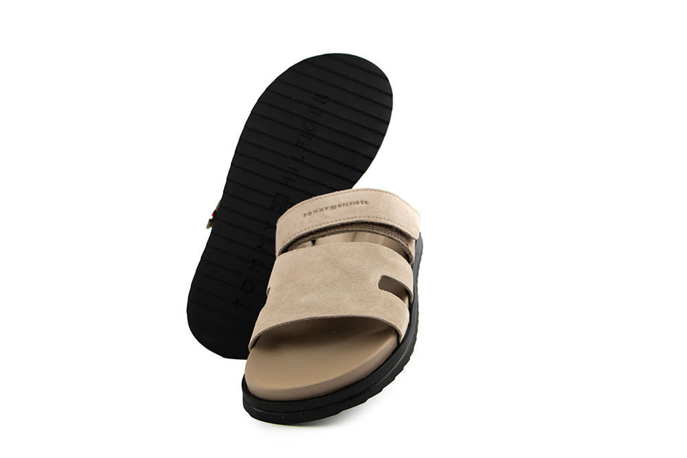 Tommy Hilfiger Adjustable Premium Sandal Coastal Taupe