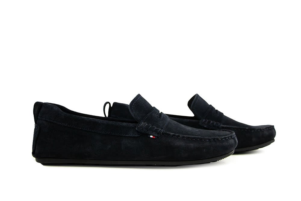 Tommy Hilfiger Suede Driver Desert Sky