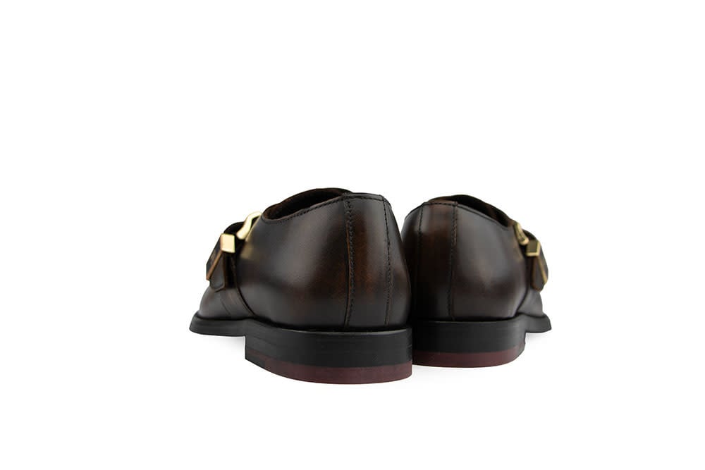Tommy Hilfiger Buckle Moc Loafer Brushed Brown