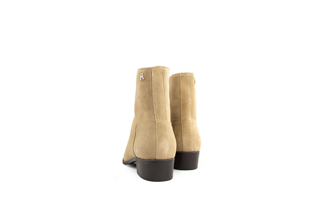 Tommy Hilfiger Suede Ankle Boot Safari Canvas