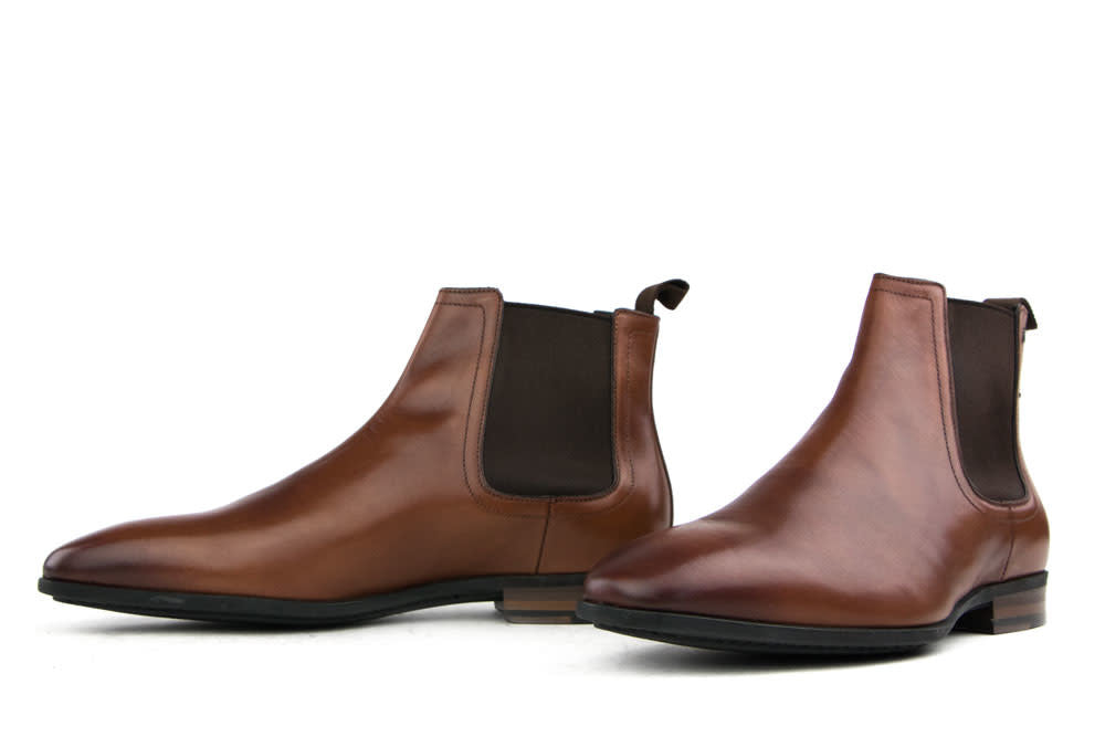 Van Bommel Chelsea Boots Cognac Sella 05.03