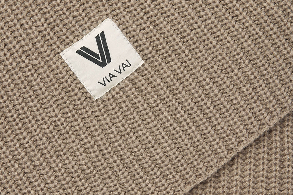 Via Vai Sjaal Dee Bryce Wool Combi Roccia