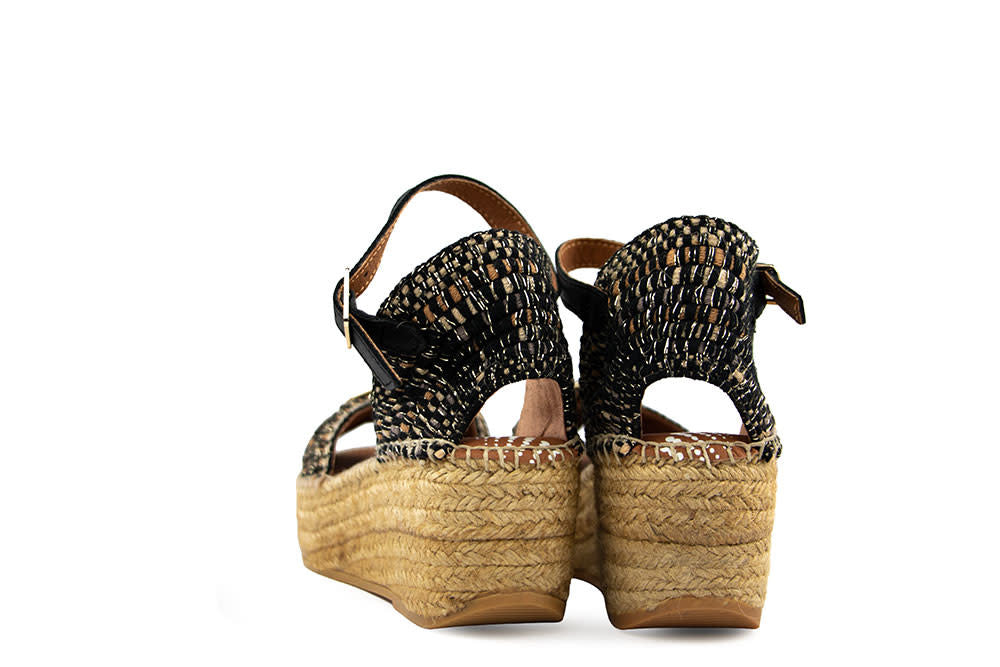 Viguera Espadrille Negro Combi