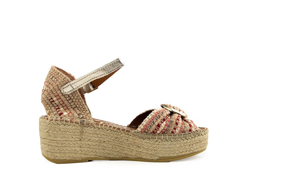 Viguera Espadrille Beige Combi