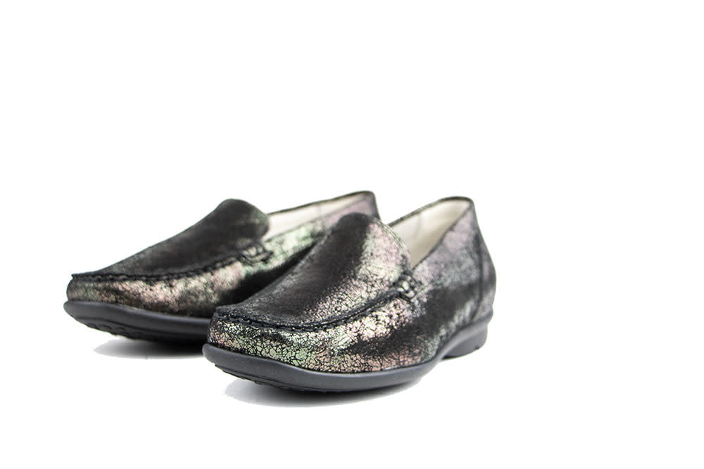 Waldlaufer Loafer Harriet Shine Anthrazit
