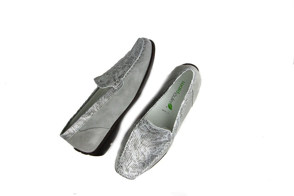 Waldlaufer Loafer Harriet Canapa Grey Silber