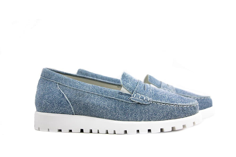 Waldlaufer Loafer Hegli Jeansleder Denim