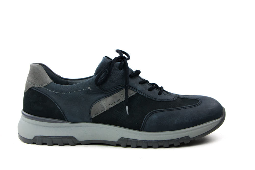 Waldlaufer Veterschoen Klaas Denver Donkerblauw