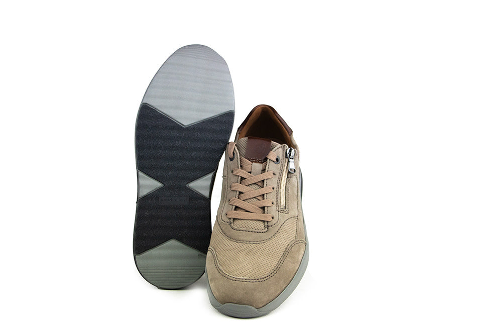 Waldlaufer Sneaker Fabian Beige Cognac