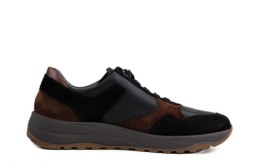 Waldlaufer Sneaker John Riva Schwarz Nuba