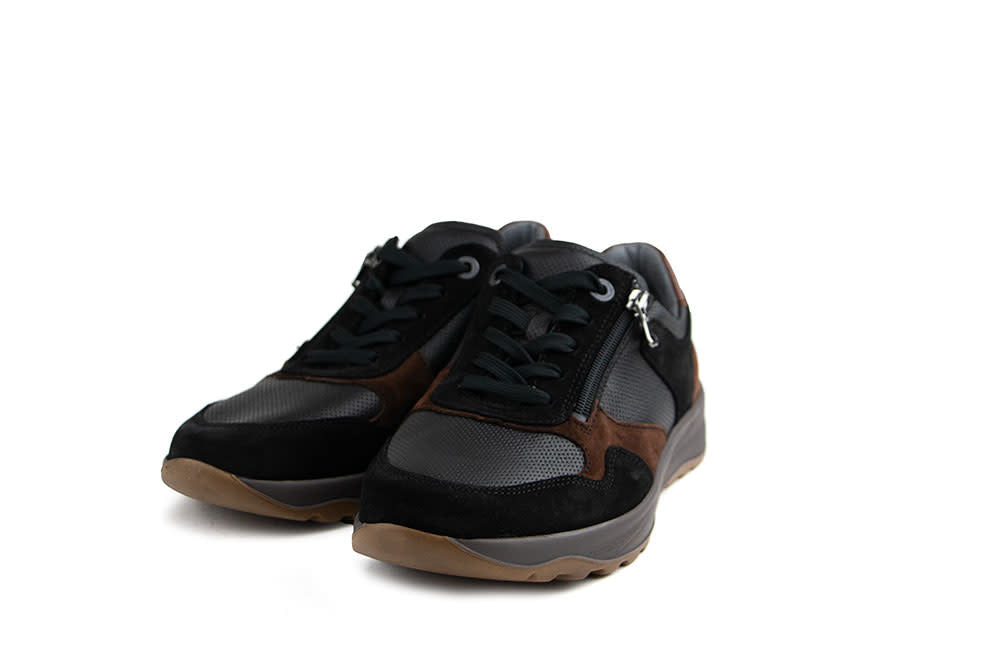 Waldlaufer Sneaker John Riva Schwarz Nuba