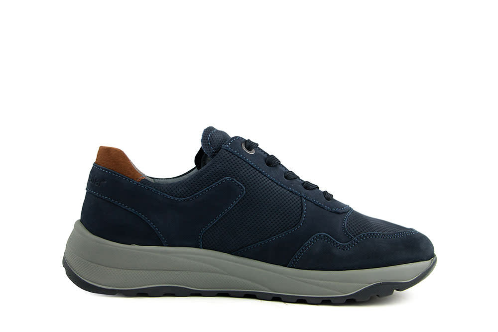 Waldlaufer Sneaker John Marine Cognac