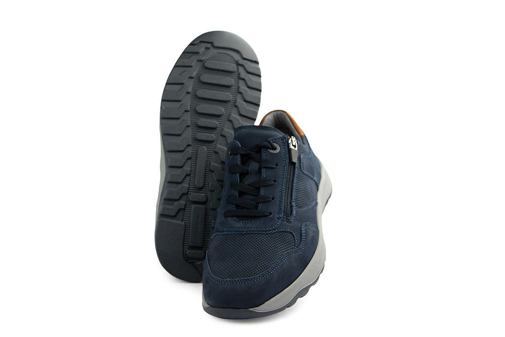 Waldlaufer Sneaker John Marine Cognac