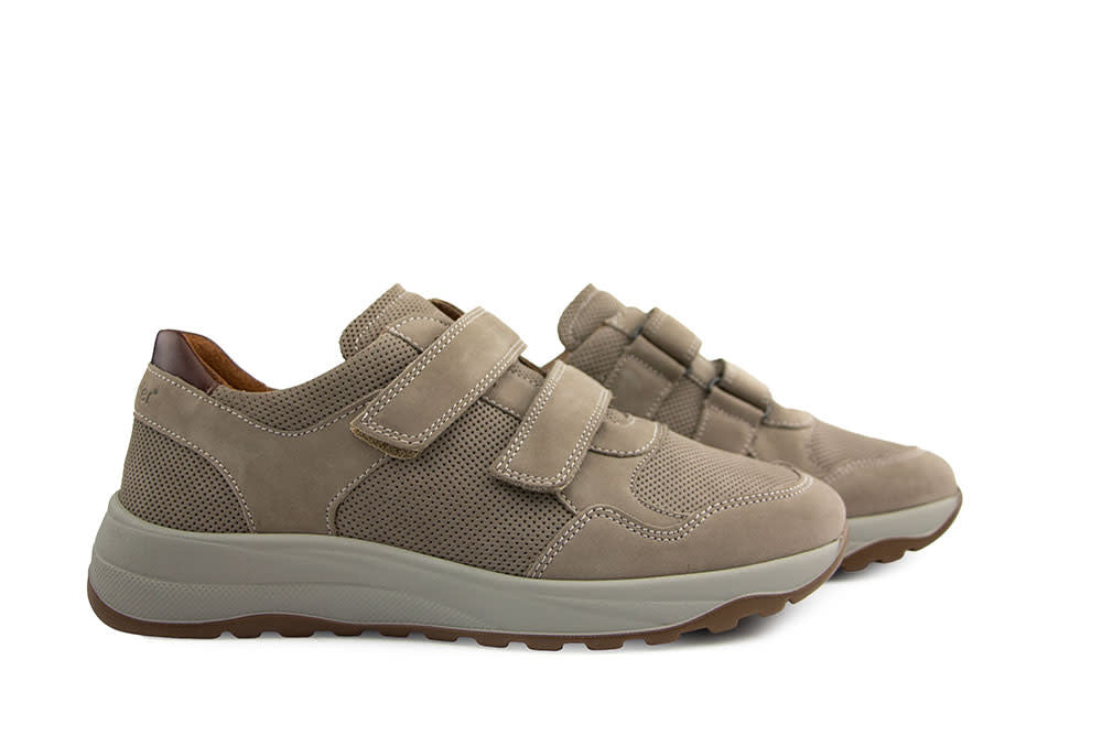 Waldlaufer Klittenband John Beige Cognac
