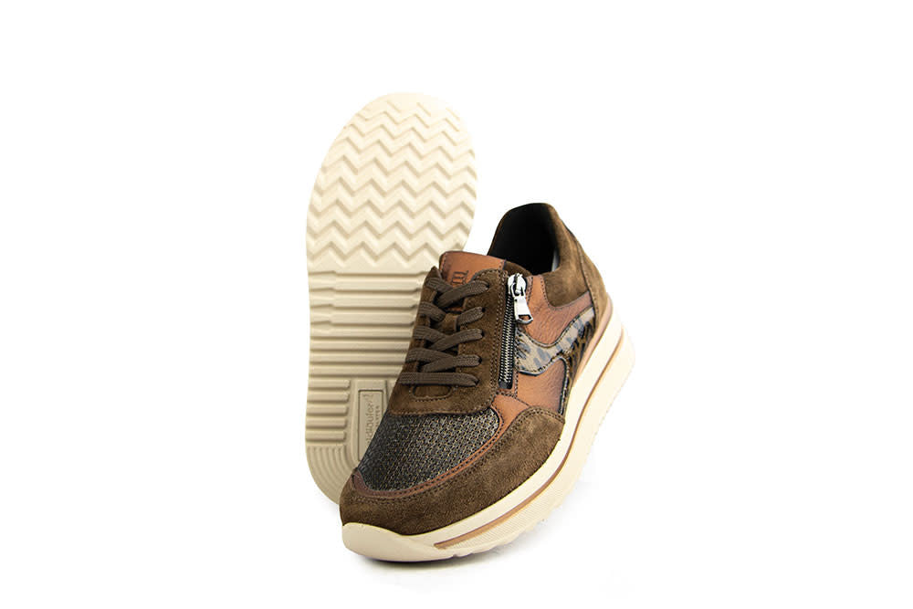 Waldlaufer Sneaker Luana Cognac Khaki K