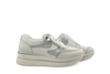 Waldlaufer Sneaker Luana Weiss Silber