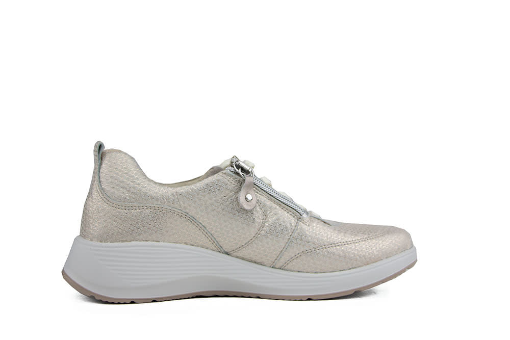 Waldlaufer Sneaker Kalea Eclis Platin Stein K