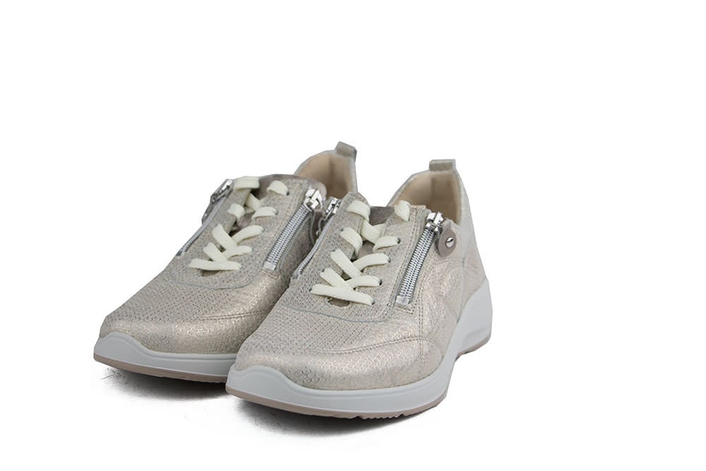 Waldlaufer Sneaker Kalea Eclis Platin Stein K
