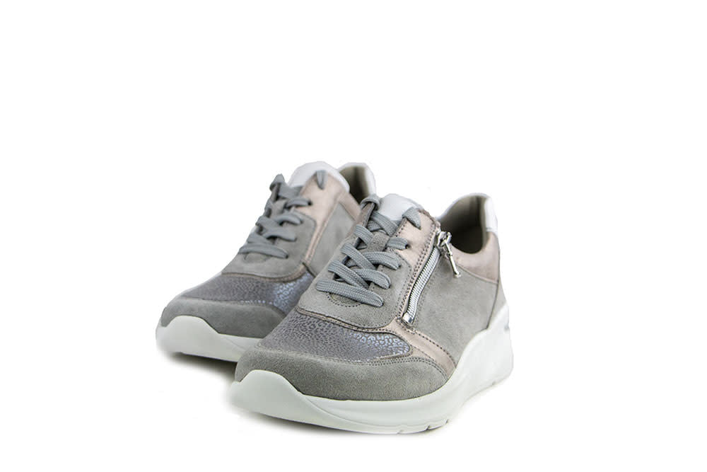 Waldlaufer Sneaker Dilara Grey Stein Weiss