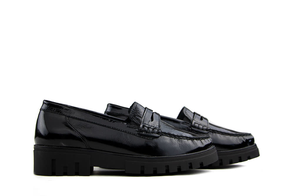 Waldlaufer Loafers Serena Taipei Zwart