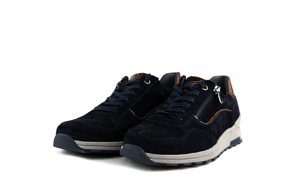 Waldlaufer Sneakers Etienne Donkerblauw Suede
