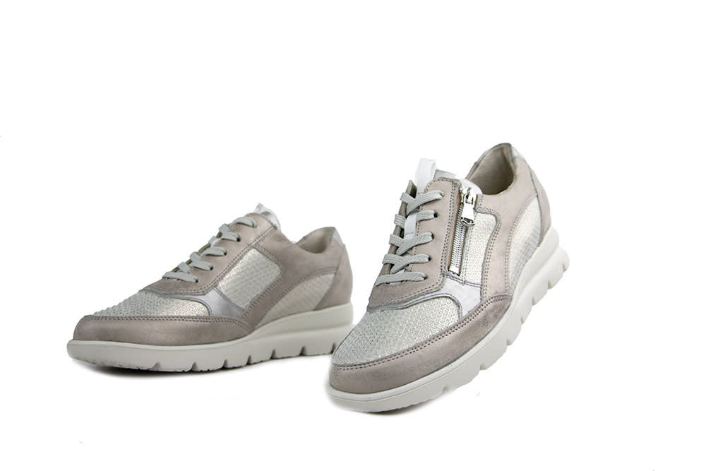 Waldlaufer Sneaker Bruni Stein Platin Taupe