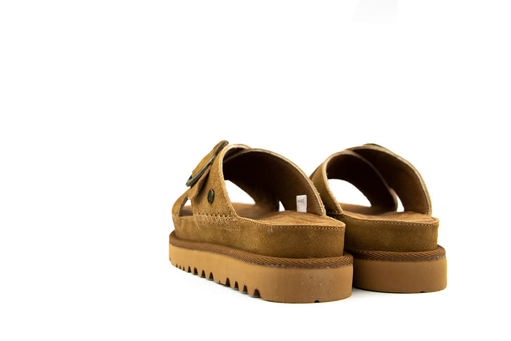 Warmbat Slipper Wondai Cognac Suede