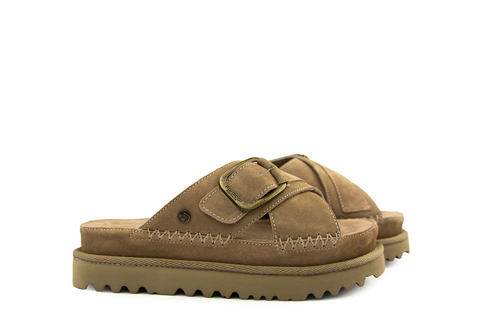 Warmbat Slipper Wondai Stone Suede