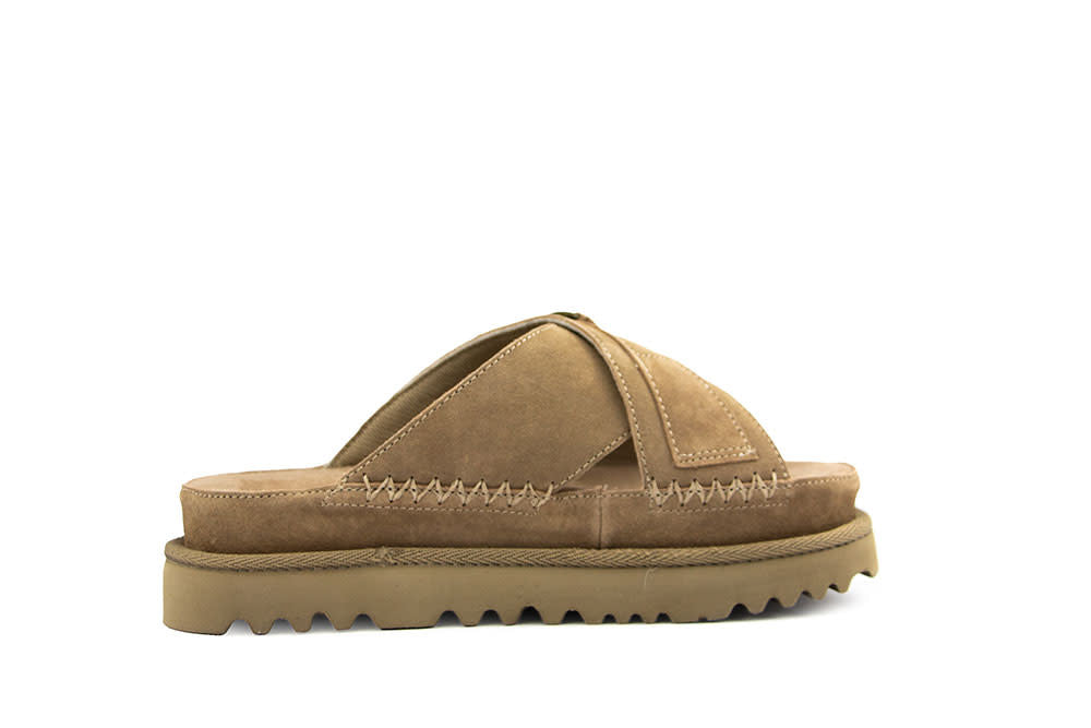 Warmbat Slipper Wondai Stone Suede