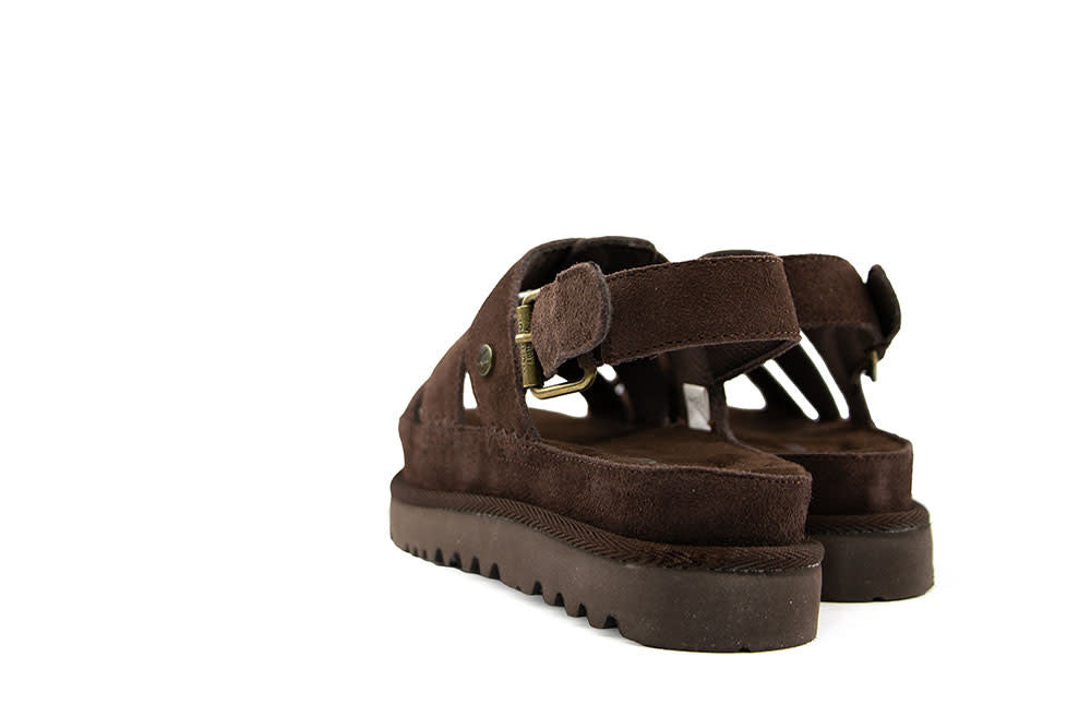 Warmbat Sandaal Wenlock Chocolate Suede