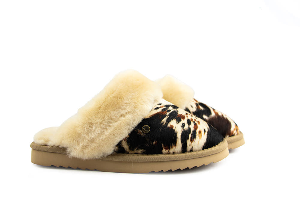 Warmbat Collie Print Cow Black