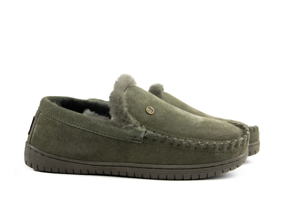 Warmbat Grizzly Men Olive Suede